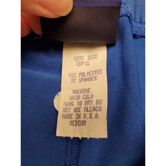 NEW NWT Women's Mizuno Blue Athletic Biker Shorts | Size Medium - Picture 9 of 9